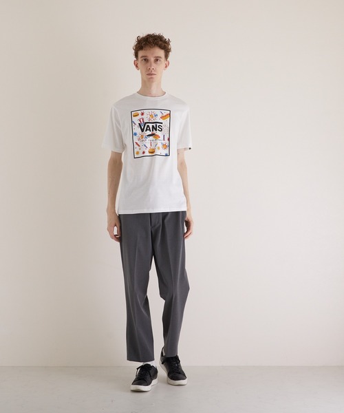US VANS(ユーエスヴァンズ)の「【VANS】VANS PRINT BOX SS BOYS T(Tシャツ/カットソー・メンズ・ホワイト/ブラック・MEDIUM/X-LARGE/LARGE)」の3枚目の写真