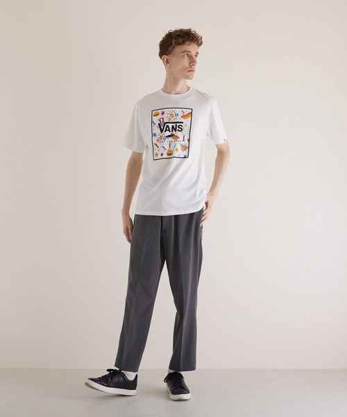US VANS(ユーエスヴァンズ)の「【VANS】VANS PRINT BOX SS BOYS T(Tシャツ/カットソー・メンズ・ホワイト/ブラック・MEDIUM/X-LARGE/LARGE)」の5枚目の写真