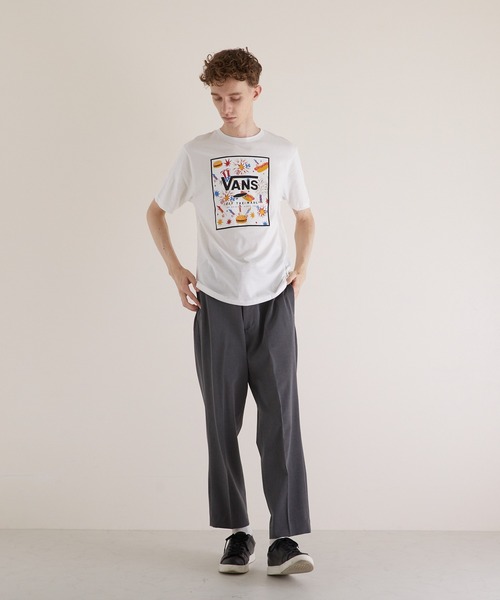 US VANS(ユーエスヴァンズ)の「【VANS】VANS PRINT BOX SS BOYS T(Tシャツ/カットソー・メンズ・ホワイト/ブラック・MEDIUM/X-LARGE/LARGE)」の6枚目の写真