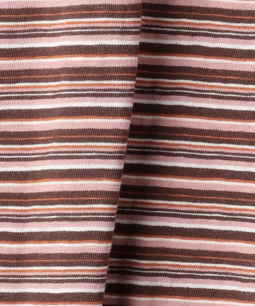 BEAUTY&YOUTH UNITED ARROWS（ビューティーアンドユースユナイテッドアローズ）の「BY クルーネックランダムボーダー6分袖 Tシャツ（Tシャツ/カットソー・レディース・ダークブラウン/ネイビー/オレンジ系その他・FREE）」の20枚目の写真