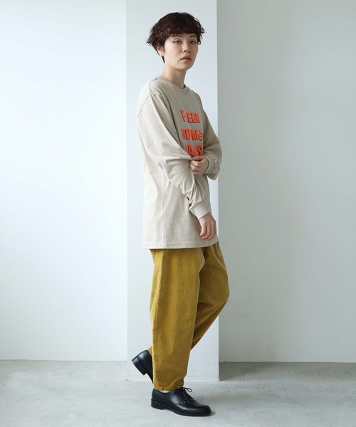 note et silence (ノートエシロンス)の「PARAISO ロンT(Tシャツ/カットソー・レディース・オレンジ/ブルー/グリーン・FREE)」の6枚目の写真