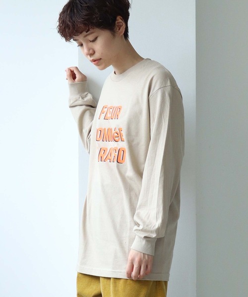 note et silence (ノートエシロンス)の「PARAISO ロンT(Tシャツ/カットソー・レディース・オレンジ/ブルー/グリーン・FREE)」の4枚目の写真