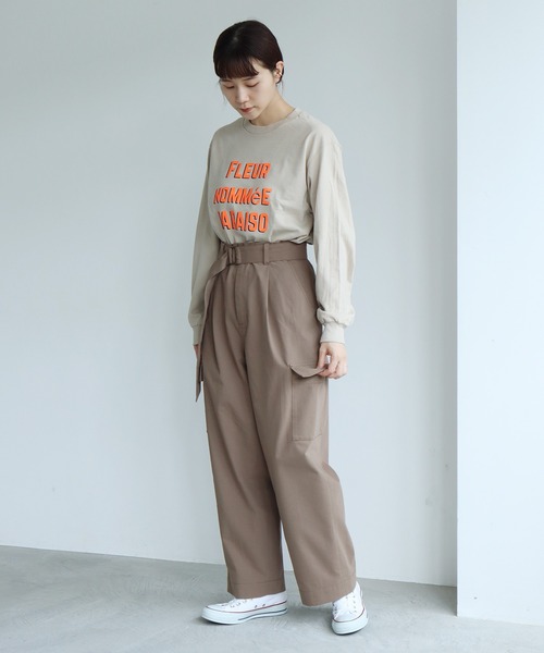 note et silence (ノートエシロンス)の「PARAISO ロンT(Tシャツ/カットソー・レディース・オレンジ/ブルー/グリーン・FREE)」の16枚目の写真