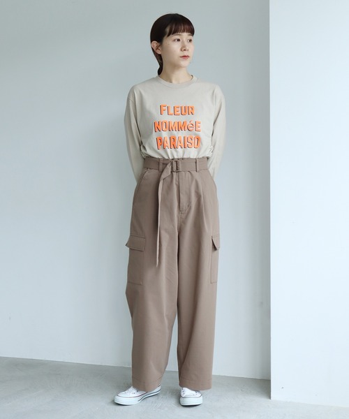 note et silence (ノートエシロンス)の「PARAISO ロンT(Tシャツ/カットソー・レディース・オレンジ/ブルー/グリーン・FREE)」の18枚目の写真