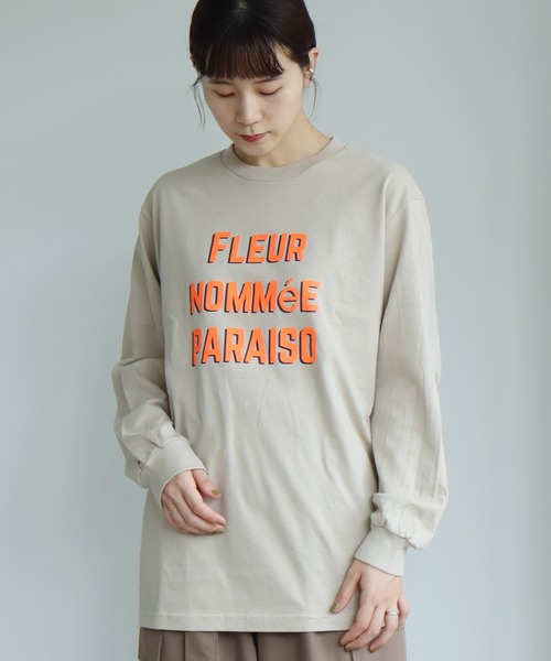 note et silence (ノートエシロンス)の「PARAISO ロンT(Tシャツ/カットソー・レディース・オレンジ/ブルー/グリーン・FREE)」の11枚目の写真