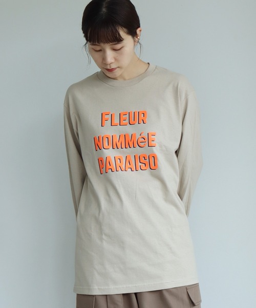 note et silence (ノートエシロンス)の「PARAISO ロンT(Tシャツ/カットソー・レディース・オレンジ/ブルー/グリーン・FREE)」の14枚目の写真