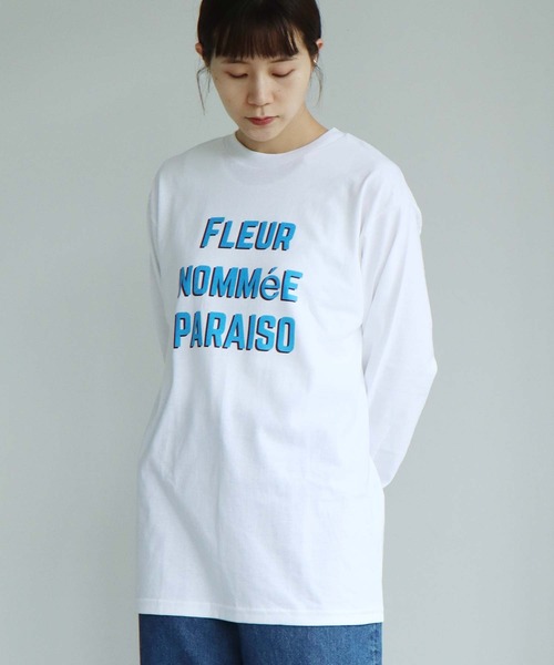 note et silence (ノートエシロンス)の「PARAISO ロンT(Tシャツ/カットソー・レディース・オレンジ/ブルー/グリーン・FREE)」の19枚目の写真