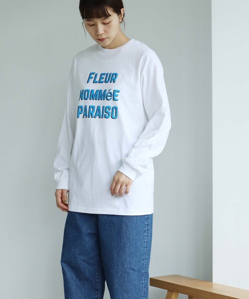 note et silence (ノートエシロンス)の「PARAISO ロンT(Tシャツ/カットソー・レディース・オレンジ/ブルー/グリーン・FREE)」の20枚目の写真