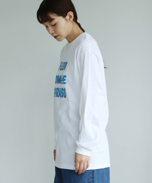 note et silence (ノートエシロンス)の「PARAISO ロンT(Tシャツ/カットソー・レディース・オレンジ/ブルー/グリーン・FREE)」の21枚目の写真