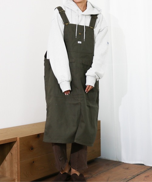 Lee（リー）の「Lee/リー　デニム＆ヒッコリー＆ダック キャンピングエプロン（エプロン・レディース・ブラック/ブラウン/カーキ/ダークインディゴブルー/ブルー系その他・FREE）」の12枚目の写真