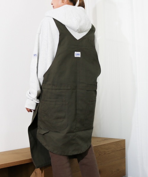 Lee（リー）の「Lee/リー　デニム＆ヒッコリー＆ダック キャンピングエプロン（エプロン・レディース・ブラック/ブラウン/カーキ/ダークインディゴブルー/ブルー系その他・FREE）」の15枚目の写真