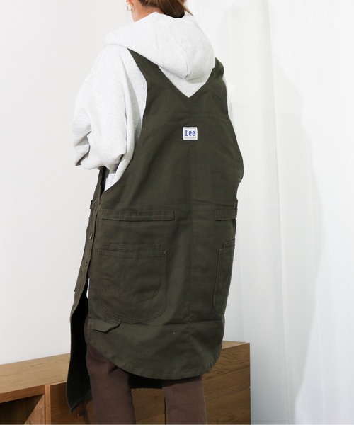 Lee（リー）の「Lee/リー　デニム＆ヒッコリー＆ダック キャンピングエプロン（エプロン・レディース・ブラック/ブラウン/カーキ/ダークインディゴブルー/ブルー系その他・FREE）」の16枚目の写真
