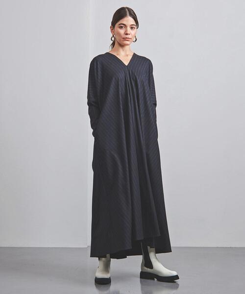 ATON（エイトン）の「＜ATON（エイトン）＞ストライプ フロント