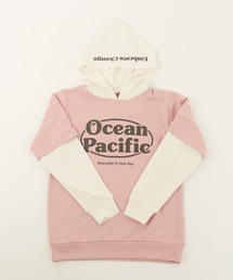 Ocean Pacific（オーシャンパシフィック）の「【OP / オーピー】キッズレイヤード風ロングパーカー　フーディー（パーカー・キッズ）」
