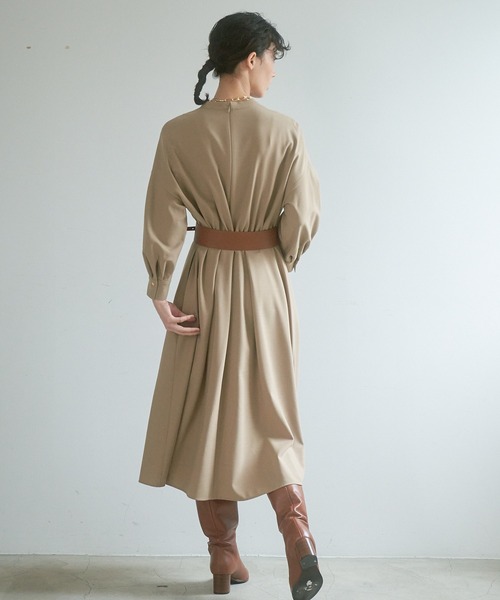 ANAYI（アナイ）の「ストレッチツイルスキッパーワンピース