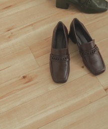 SENSE OF PLACE by URBAN RESEARCH | マットチェーンヒールローファー(ローファー)