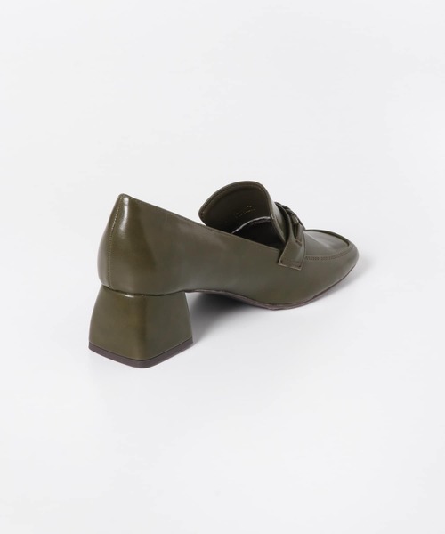 SENSE OF PLACE by URBAN RESEARCH（センスオブプレイスバイアーバンリサーチ）の「マットチェーンヒールローファー（ローファー・レディース・カーキ/ブラウン/ブラック・LARGE/MEDIUM/SMALL）」の9枚目の写真