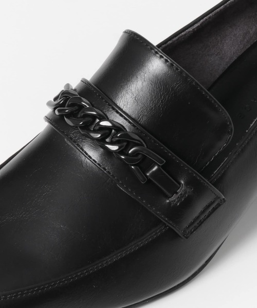 SENSE OF PLACE by URBAN RESEARCH（センスオブプレイスバイアーバンリサーチ）の「マットチェーンヒールローファー（ローファー・レディース・カーキ/ブラウン/ブラック・LARGE/MEDIUM/SMALL）」の10枚目の写真