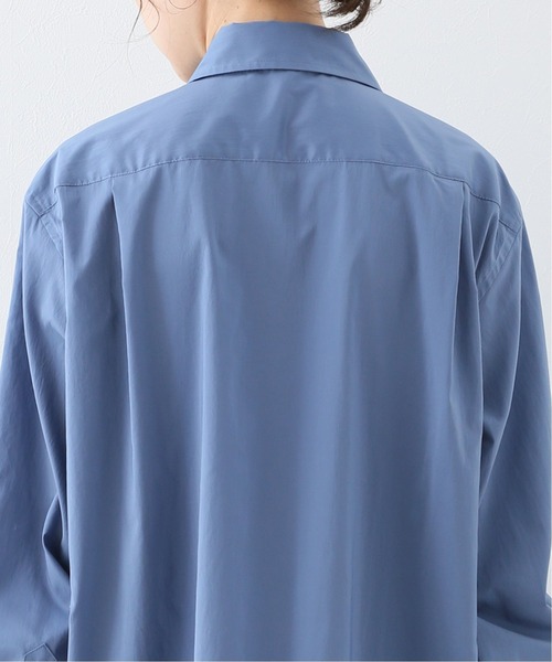Spick & Span（スピックアンドスパン）の「#ヴィンテージライクタフタシャツワンピース◆（シャツワンピース・レディース・レンガ/サックスブルー・FREE）」の16枚目の写真