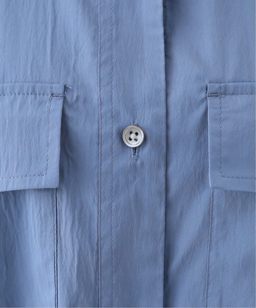 Spick & Span（スピックアンドスパン）の「#ヴィンテージライクタフタシャツワンピース◆（シャツワンピース・レディース・レンガ/サックスブルー・FREE）」の20枚目の写真