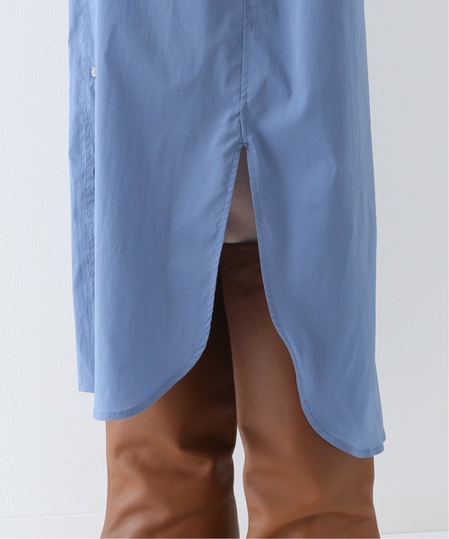 Spick & Span（スピックアンドスパン）の「#ヴィンテージライクタフタシャツワンピース◆（シャツワンピース・レディース・レンガ/サックスブルー・FREE）」の21枚目の写真