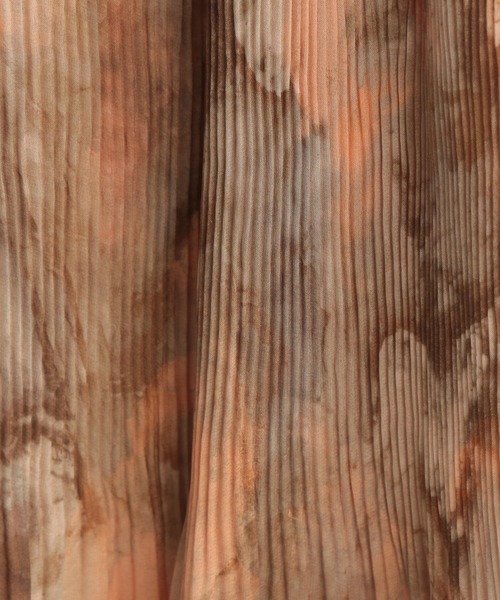 Andemiu(アンデミュウ)の「マーブルプリントワンピース254870(ワンピース・レディース・ブラウン/ブルー/イエロー・FREE)」の6枚目の写真