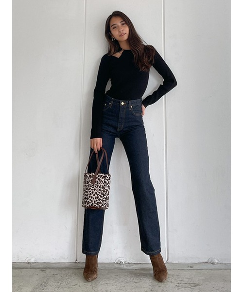 Vicente（ヴィセンテ）の「Matilda knit（ニット/セーター・レディース・グレー/ブラック・FREE）」の9枚目の写真