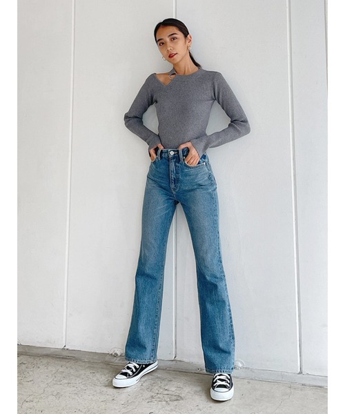 Vicente（ヴィセンテ）の「Matilda knit（ニット/セーター・レディース・グレー/ブラック・FREE）」の3枚目の写真