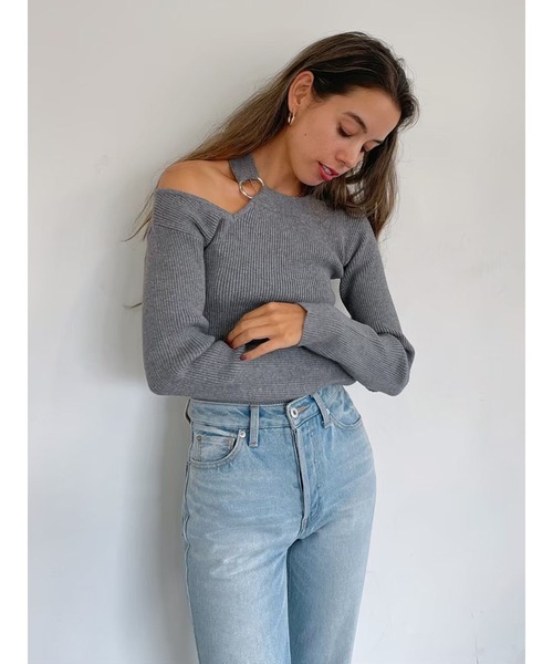 Vicente（ヴィセンテ）の「Matilda knit（ニット/セーター・レディース・グレー/ブラック・FREE）」の14枚目の写真