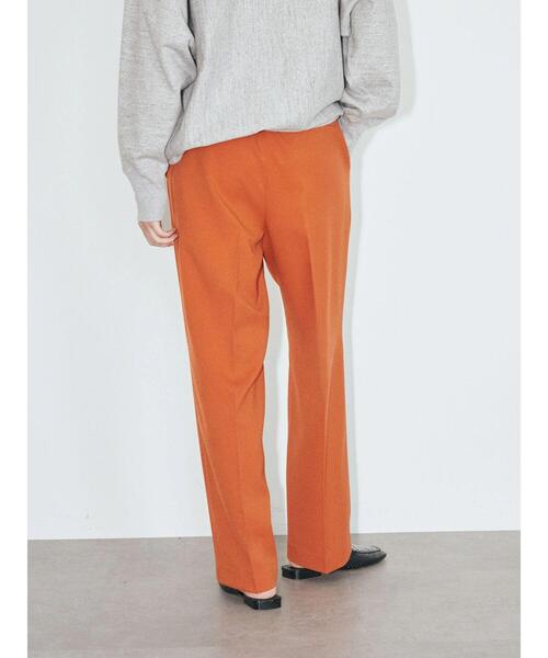 GARAGE OF GOOD CLOTHING（ガレージオブグッドクロージング）の「ウールライクサージパンツ＊（その他パンツ・レディース・オレンジ/ライトベージュ/ブラック・36/38）」の8枚目の写真