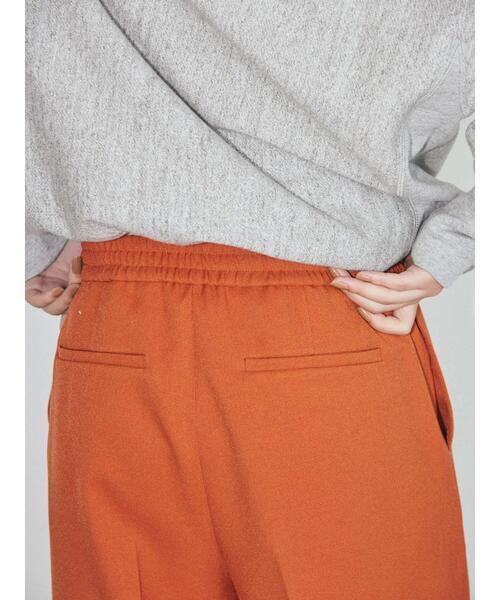GARAGE OF GOOD CLOTHING（ガレージオブグッドクロージング）の「ウールライクサージパンツ＊（その他パンツ・レディース・オレンジ/ライトベージュ/ブラック・36/38）」の10枚目の写真