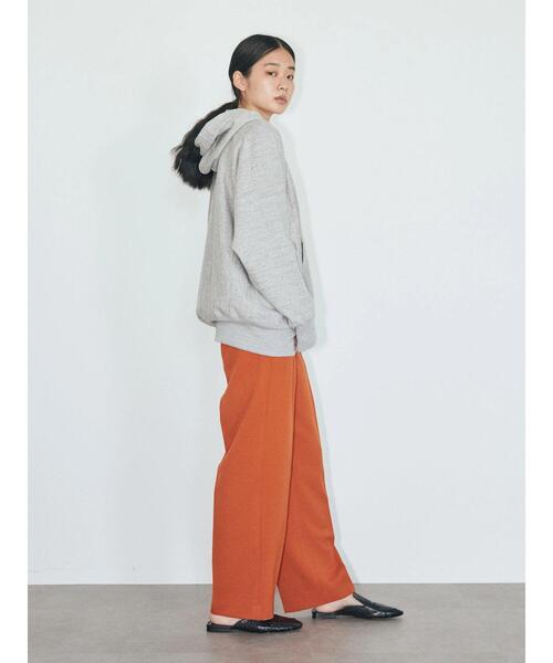 GARAGE OF GOOD CLOTHING（ガレージオブグッドクロージング）の「ウールライクサージパンツ＊（その他パンツ・レディース・オレンジ/ライトベージュ/ブラック・36/38）」の14枚目の写真