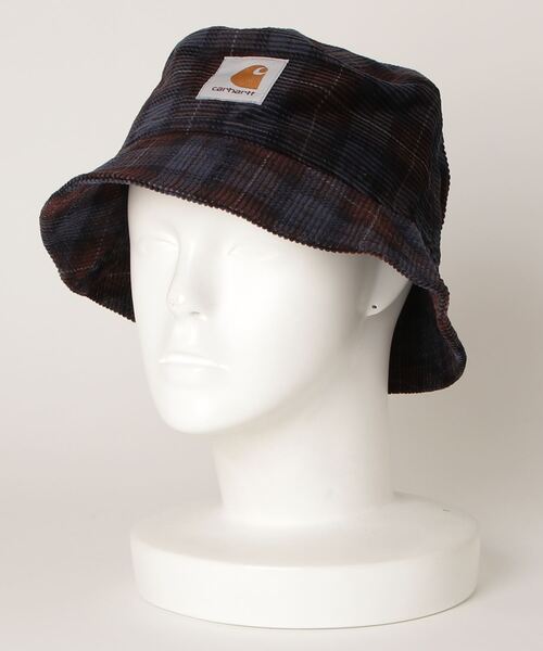 Carhartt WIP(カーハートダブリューアイピー)の「CORD BUCKET HAT(ハット・メンズ・グリーン系その他/ブラウン/ブルー系その他/ブラック/ダークネイビー・L/XL/S/M/M/L)」の4枚目の写真