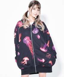 TRAVAS TOKYO（トラバス トウキョウ）の「『TRAVAS TOKYO/トラバス トーキョー』Jelly fish zip hoodie/総柄プリント ジップアップパーカー フーディー（パーカー・メンズ）」