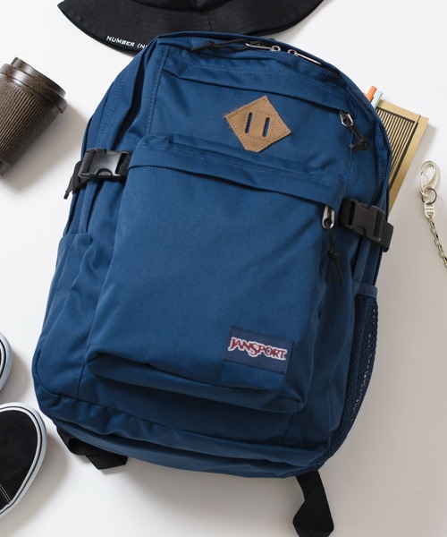 JANSPORT（ジャンスポーツ）の「【JANSPORT】MAIN CAMPUS BACKPACK（バックパック/リュック・メンズ・ブラック/ネイビー/グレー/レッド・FREE）」の3枚目の写真