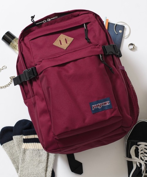 JANSPORT（ジャンスポーツ）の「【JANSPORT】MAIN CAMPUS BACKPACK（バックパック/リュック・メンズ・ブラック/ネイビー/グレー/レッド・FREE）」の4枚目の写真