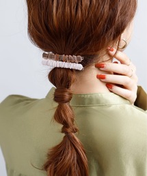 ANEMONE（アネモネ）の「シックカラーシフォンクリップ[2本セット]（バレッタ/ヘアクリップ）」