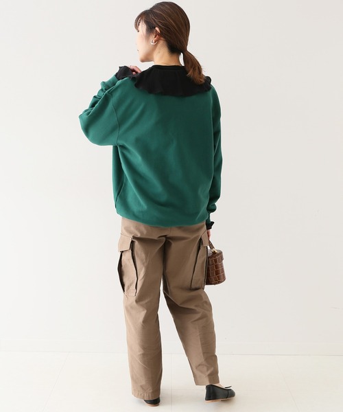 SLOBE IENA（スローブイエナ）の「フリルカラーブラウス【手洗い可能】◆（シャツ/ブラウス・レディース・ブラック/ナチュラル/パープル系その他・FREE）」の11枚目の写真