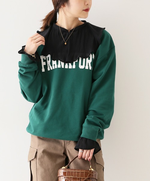 SLOBE IENA（スローブイエナ）の「フリルカラーブラウス【手洗い可能】◆（シャツ/ブラウス・レディース・ブラック/ナチュラル/パープル系その他・FREE）」の21枚目の写真