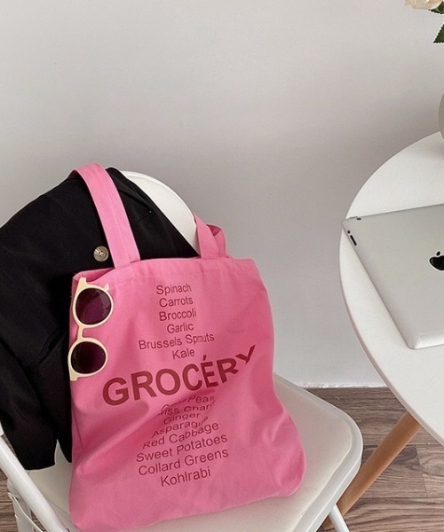 LAC-VERT（ラック・ヴェール）の「カラーコットントートバッグ（トートバッグ・レディース・イエロー/グリーン/ピンク・FREE）」の17枚目の写真