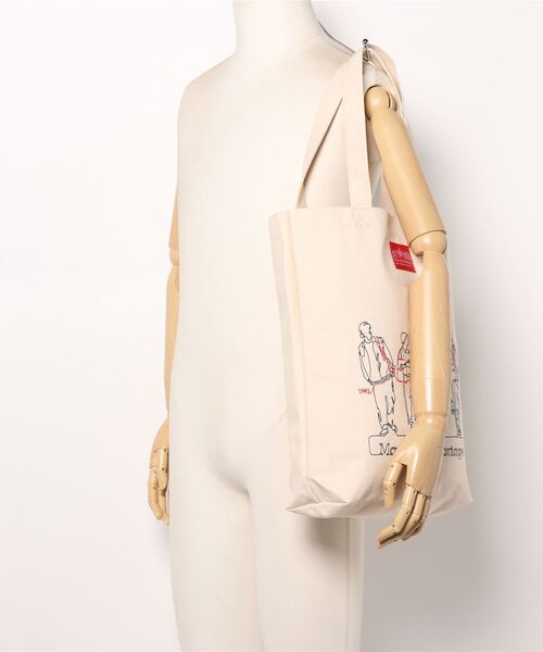 Manhattan Portage（マンハッタンポーテージ）の「Casual Tote Canvas Art 2021（トートバッグ・メンズ・ナチュラル/ブラック・MEDIUM）」の15枚目の写真