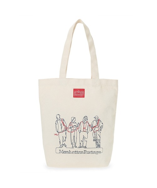 Manhattan Portage（マンハッタンポーテージ）の「Casual Tote Canvas Art 2021（トートバッグ・メンズ・ナチュラル/ブラック・MEDIUM）」の4枚目の写真
