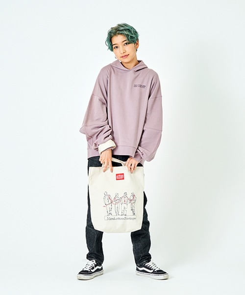 Manhattan Portage（マンハッタンポーテージ）の「Casual Tote Canvas Art 2021（トートバッグ・メンズ・ナチュラル/ブラック・MEDIUM）」の12枚目の写真