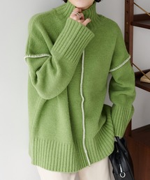 DISCOAT | 【前後2WAY】カガリステッチビッグプルオーバー(ニット/セーター)