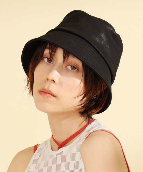 Ray BEAMS（レイビームス）の「Ray BEAMS / デニム バケット ハット（ハット・レディース・ホワイト/ブラック・ONE SIZE）」の11枚目の写真