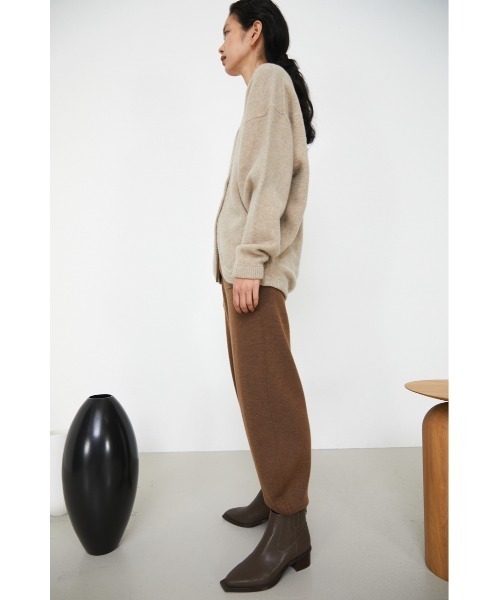 RIM.ARK(リムアーク)の「Back volume knit cardigan(カーディガン/ボレロ・レディース・グリーン/ブラック/ベージュ・FREE)」の21枚目の写真