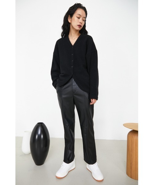 RIM.ARK(リムアーク)の「Back volume knit cardigan(カーディガン/ボレロ・レディース・グリーン/ブラック/ベージュ・FREE)」の16枚目の写真