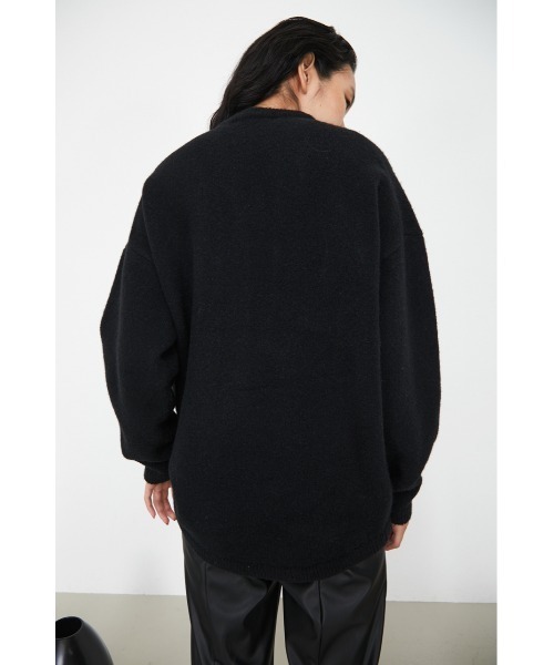 RIM.ARK(リムアーク)の「Back volume knit cardigan(カーディガン/ボレロ・レディース・グリーン/ブラック/ベージュ・FREE)」の22枚目の写真