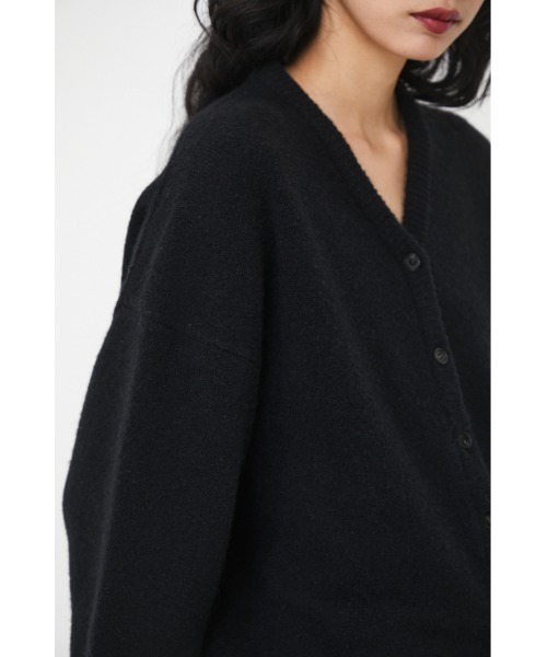 RIM.ARK(リムアーク)の「Back volume knit cardigan(カーディガン/ボレロ・レディース・グリーン/ブラック/ベージュ・FREE)」の10枚目の写真