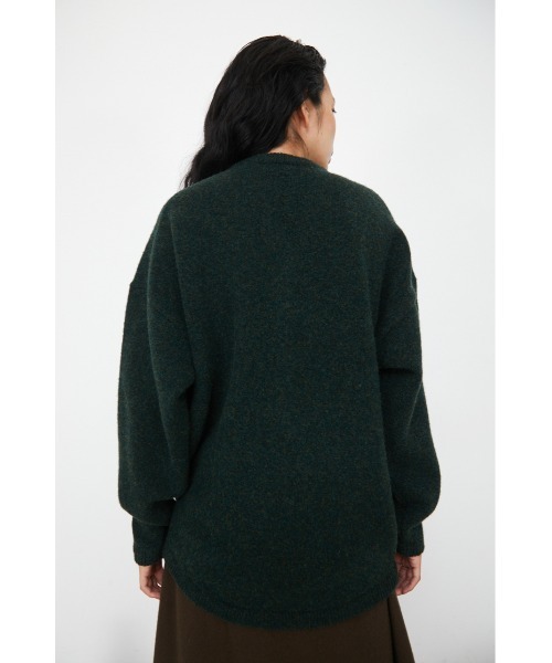 RIM.ARK(リムアーク)の「Back volume knit cardigan(カーディガン/ボレロ・レディース・グリーン/ブラック/ベージュ・FREE)」の14枚目の写真